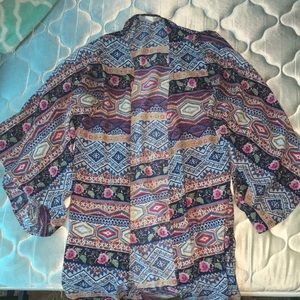 Multi-colored cardigan